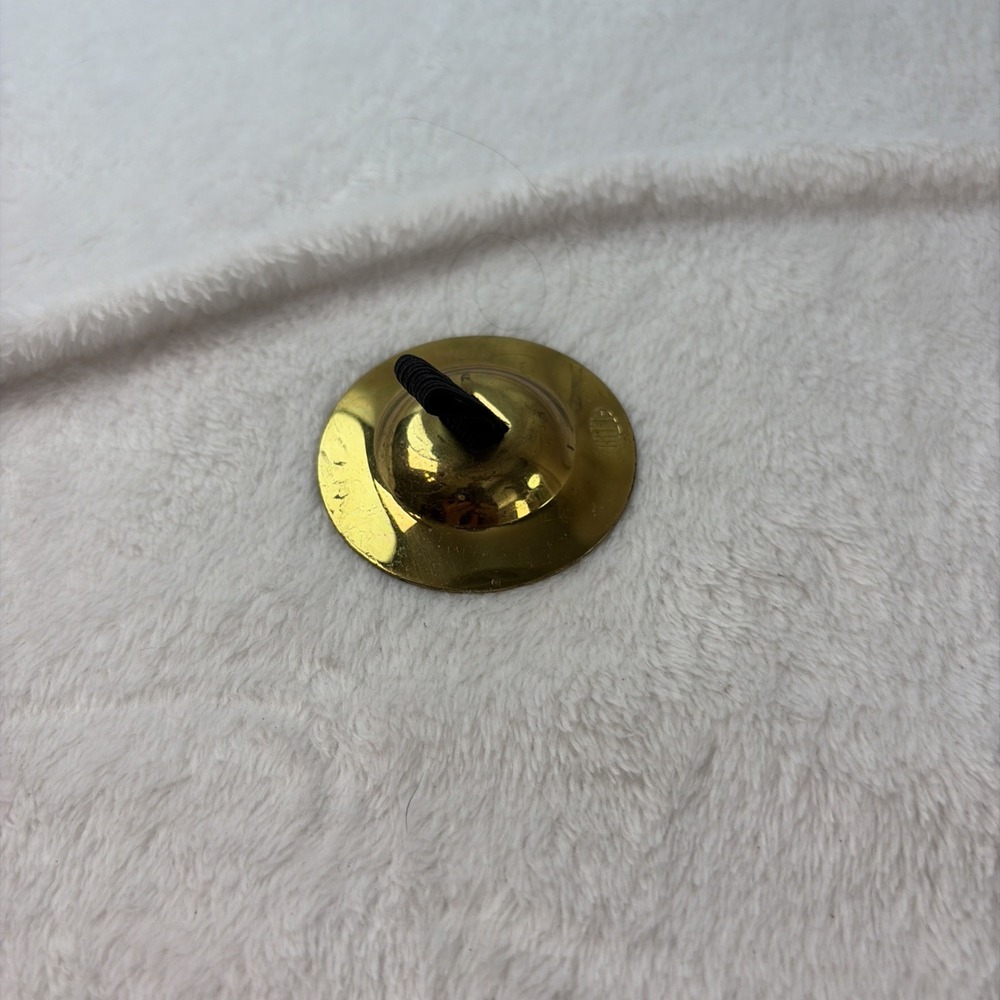 Vintage 2000s Elton Brass Finger Cymbal – Single Replacement Zill Made in USA